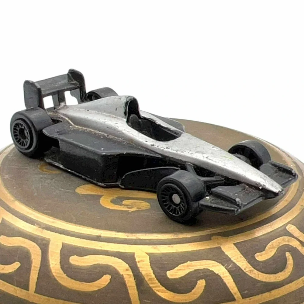 Hot Wheels 1993 Indy Car Black Silver Diecast Formula 1‎ Racer McDonalds Toy